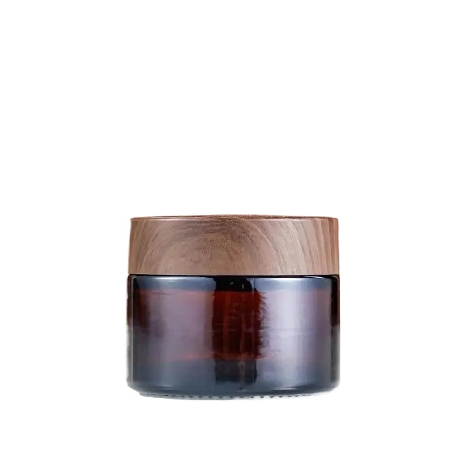 Face cream dispensing jar Empty Dark Glass Cream Bottle Refillable Separate Container Portable Cosmetic Packaging Box(60g)