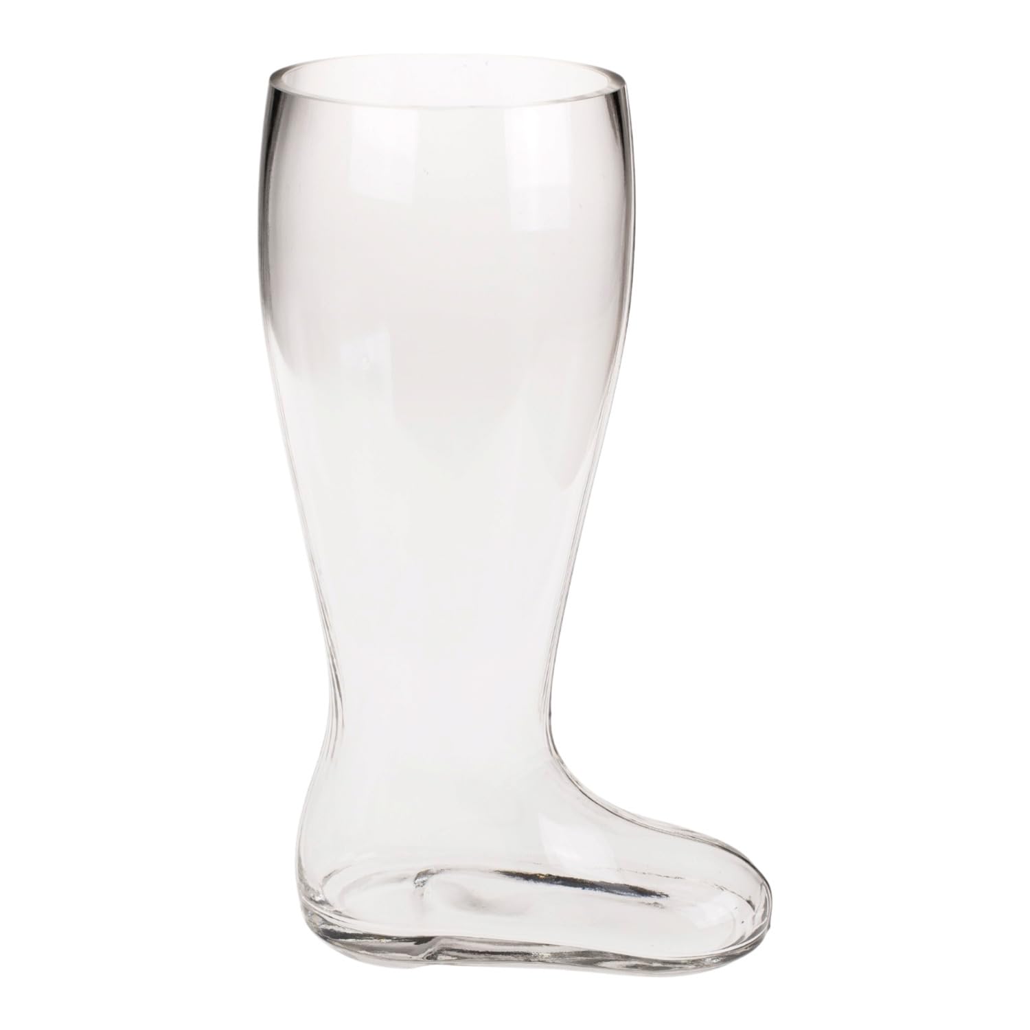 ootb 78/7890 XXL buty do piwa szklane, pojemność ok. 2 l, przezroczyste, 23,4 x 17,4 x 37,5 cm, 1 sztuka