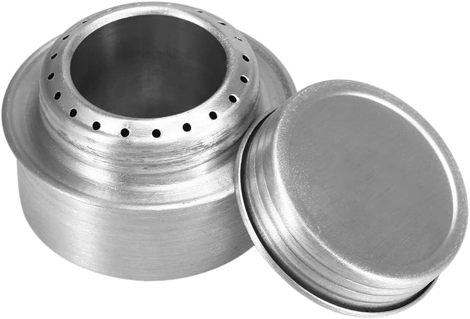 Outdoor Camping Stainless Steel Mini Stove with Cross Stand Rack Support supplies