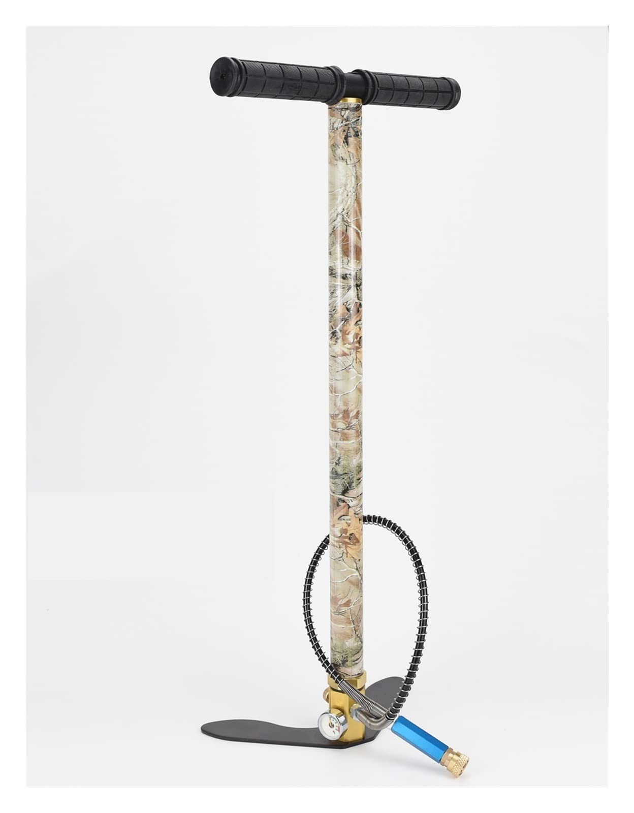 Mini Bouteille de plongée, Pompe Haute Pression en Acier Inoxydable 30MPA 4500psi 40MPA 6000psi Manuelle À Trois Étages pour l'exploration sous-Marine et Le Sauvetage(Zwart)