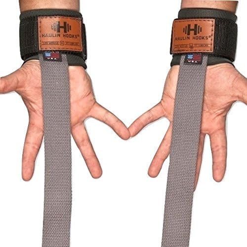 USA Made! Weight Lifting Straps 650# Pull Rated Plush Wrist!