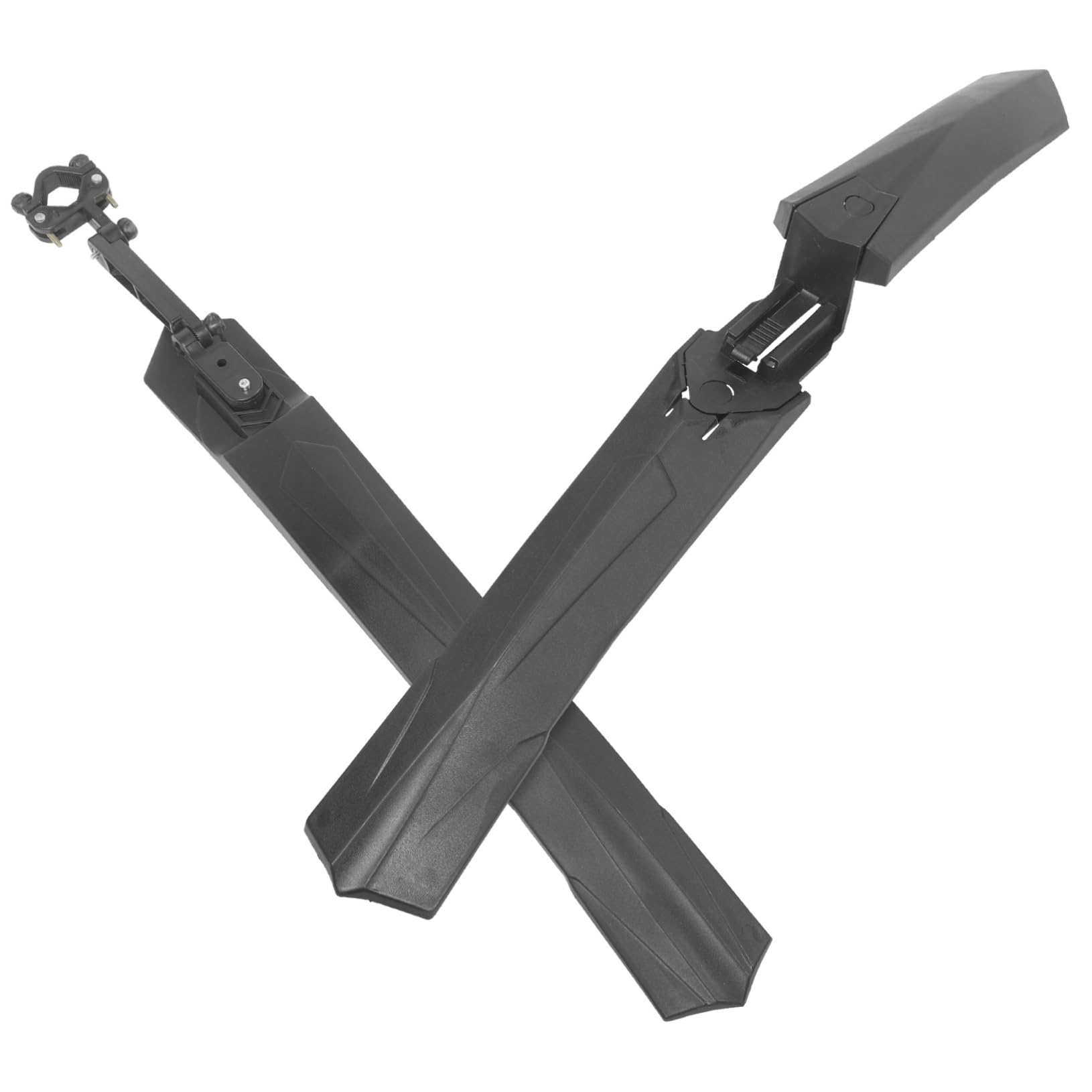 HEMOTON Aile Garde Boue Vélo Crasse Garde-Boue Protecteur Vélo De Montagne Arrière Couverture Accessoires De Montagne Eau De Boue Devant Garde Boue VTT Résine Noir