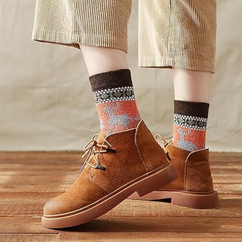 Men's thick wool socks, winter warm thick cashmere mid-tube socks, vintage thick knitted wool socks2