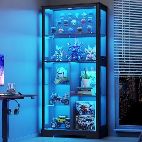 71 Inch LED Display Cabinet with Sensor