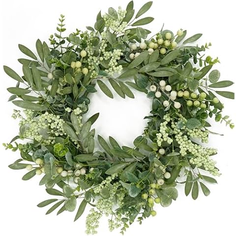 AMF0RESJ Eucalyptus Wreath Cover