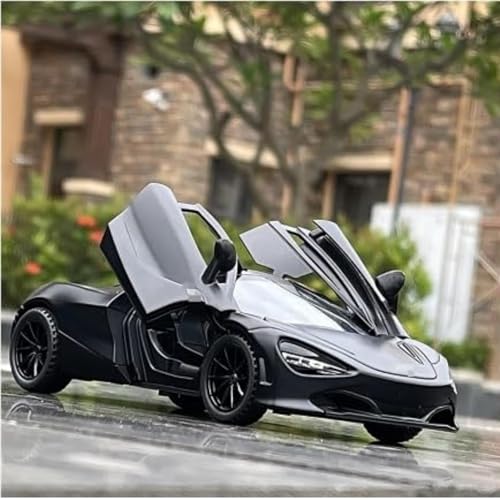 Image of McLaren 720s Model Car Sports Car 1:32 Exclusive Alloy Metal Pull Back Die-cast Diecast Metal Pullback Toy car with Openable Doors & Light Music Gifts Toys for Kids【Colors as Per Stock】