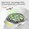 Amazfit Cheetah Round, 47 mm, Runner Smartwatch, GPS Dual-band, Navigazione Percorso, Mappe Offline, Allenatore di Corsa, Cardiofrequenzimetro, Alexa Integrato, 14 Giorni Durata Batteria