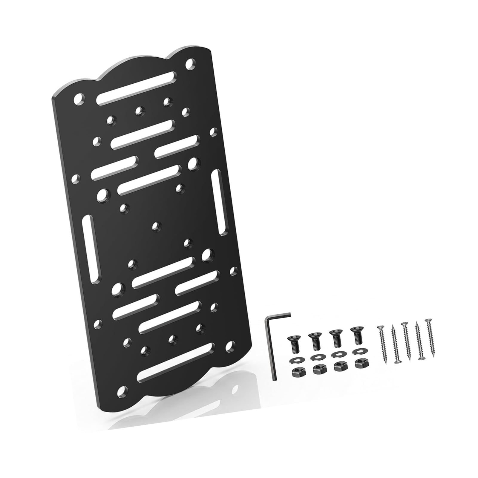 Strong Mailbox Mounting Plate Durability Steel Mailbox Bracket for Outdoor Use in Various Weather Hardware