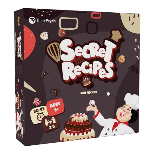 Secret Recipes - The Sneaky Baking Game for The Whole Family - 2-5 Players - Family Board Games for Kids and Adults - Ages 9+