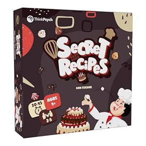 ThinkPsych Secret Recipes: Fun Baking-Themed Card Game for Families – 2-5 Players – Best Family Games for Kids and Adults – Card Games for Kids 8-12 (New for 2024)