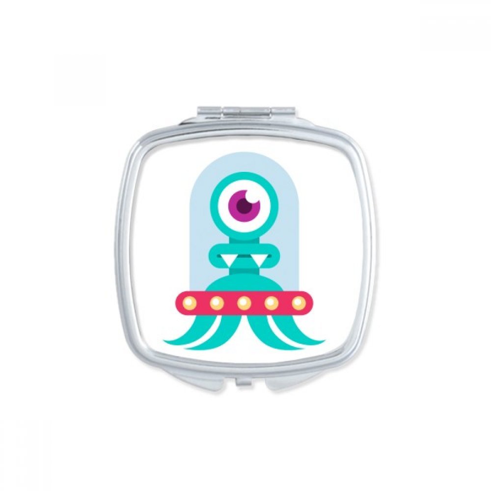Miroir compact univers alien mignon, le petit cadeau portable parfait pour faire plaisir