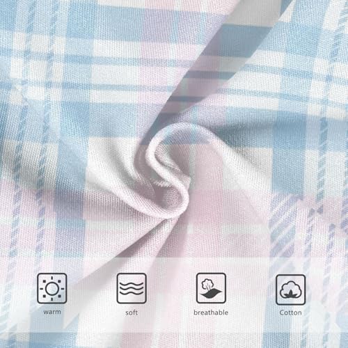 Girls' Panties Organic Underpants for Young Girls Toned Plaid Art Asset in Sizes 2T,3T, 4T, 5T, 6Y and 8Y3