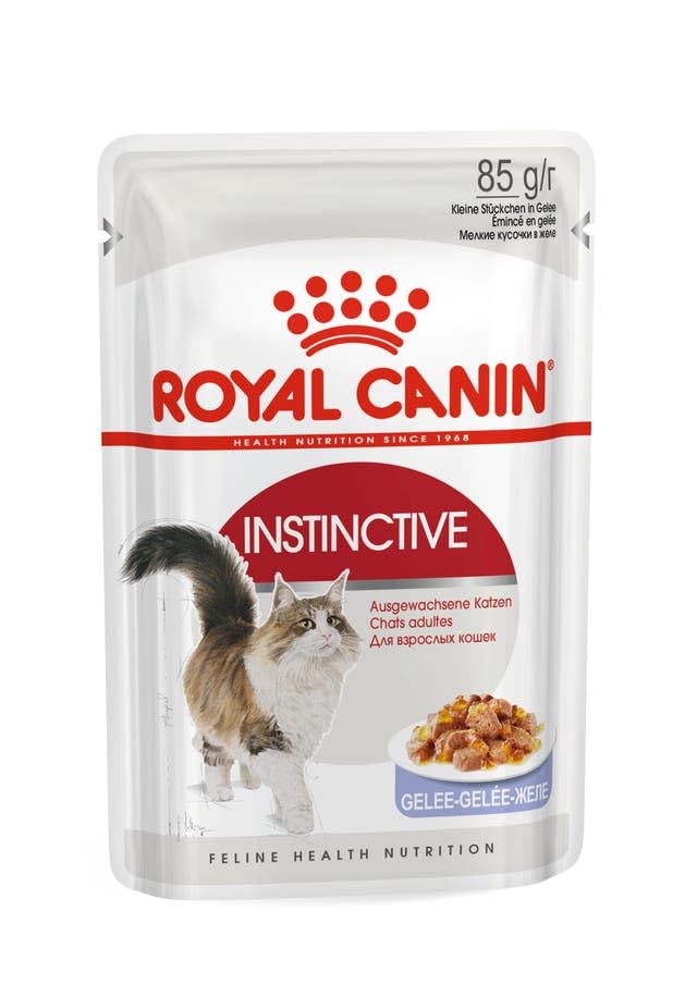 Royal Canin Feline Health Nutrition Instinctive Adult Cats Jelly 12x 85gm Cat Wet Food Pouches