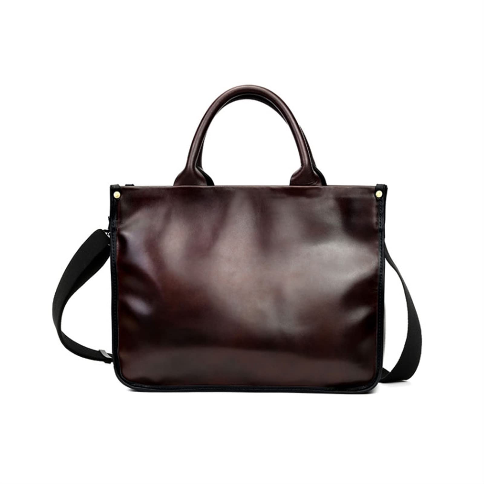 Maletines de transporte para hombre, bolsos de cuero vacuno, bolsos de hombro de piel auténtica, bolsas para laptop