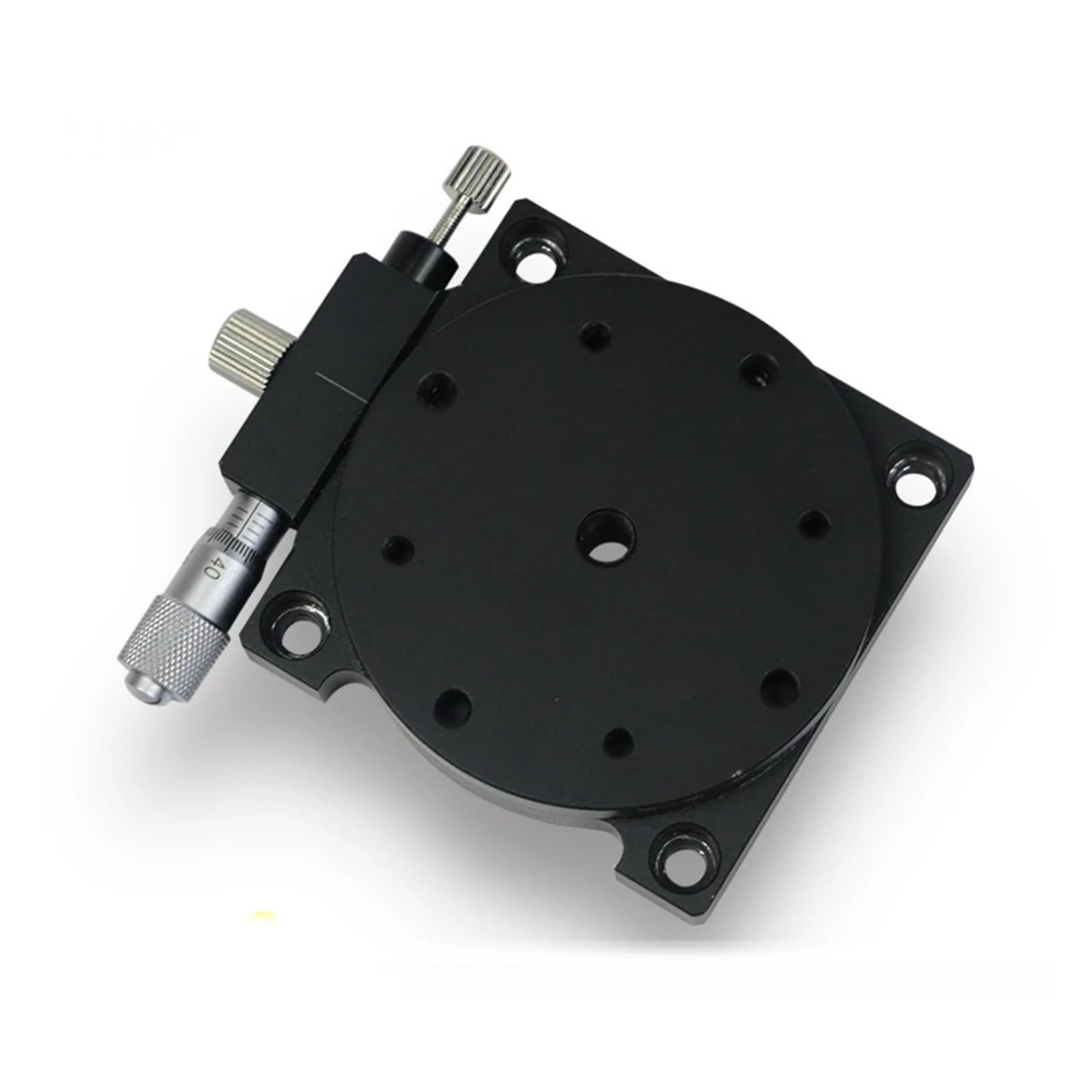 Glissière rotative manuelle RS60-L, support rotatif mécanique pour réglage de l'axe R