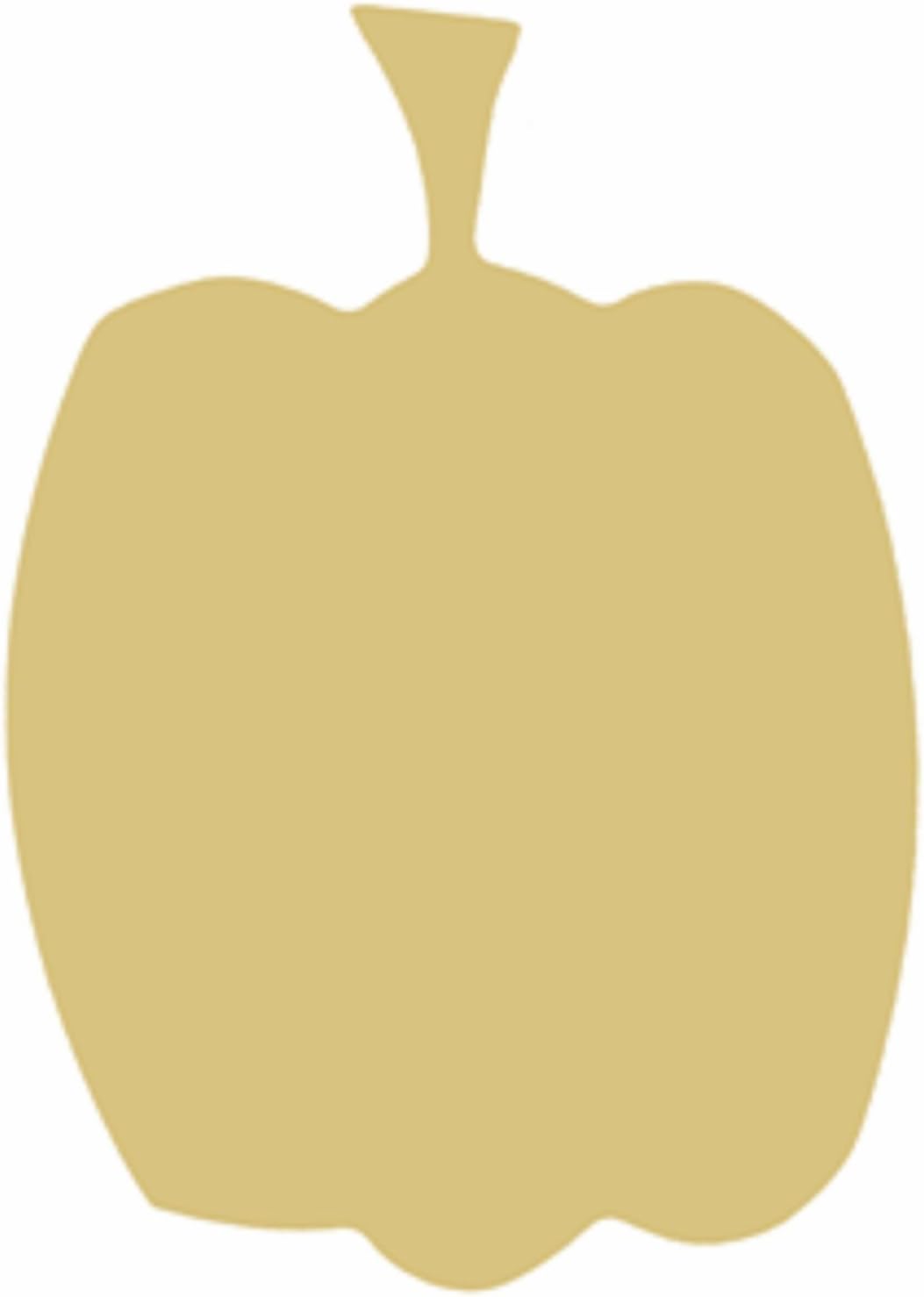 Pumpkin Unfinished MDF Craft Cutout – 1/4 Inch MDF Wood Blank Basic Shape for DIY Fall Door Hangers, Wood Signs & Seasonal Decor – Multiple Sizes (6”, 12”, 18”, 24”)