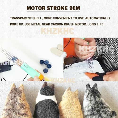 Kit de feutrage électrique de précision avec course de 20 mm pour feutrage textile fluide - 5