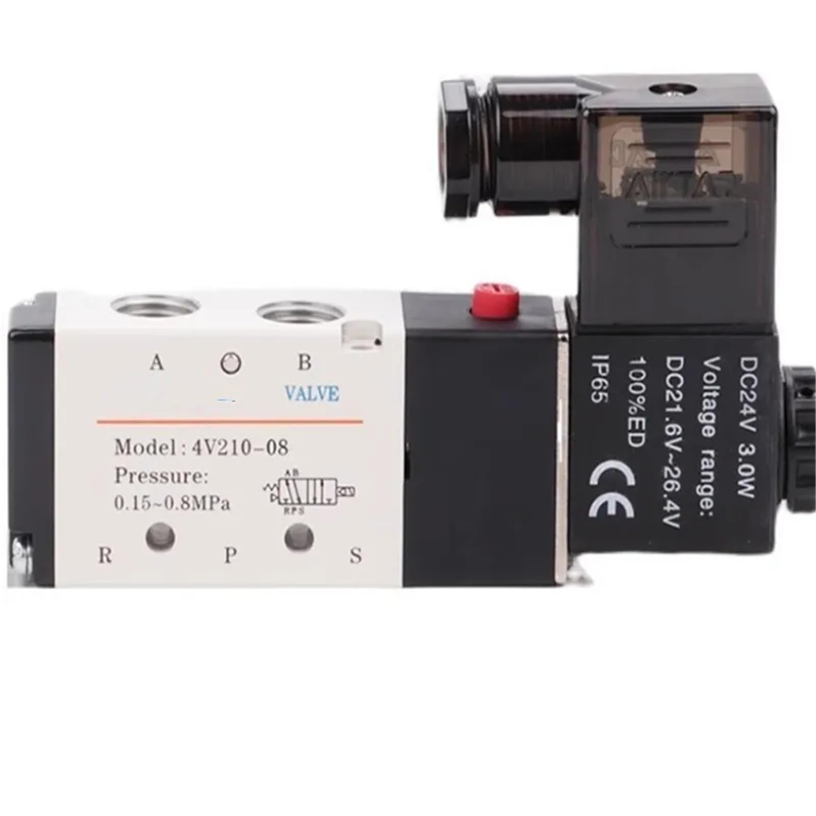 Électrovanne 5/2 voies 1/4 pouce à commutation rapide 24V CC