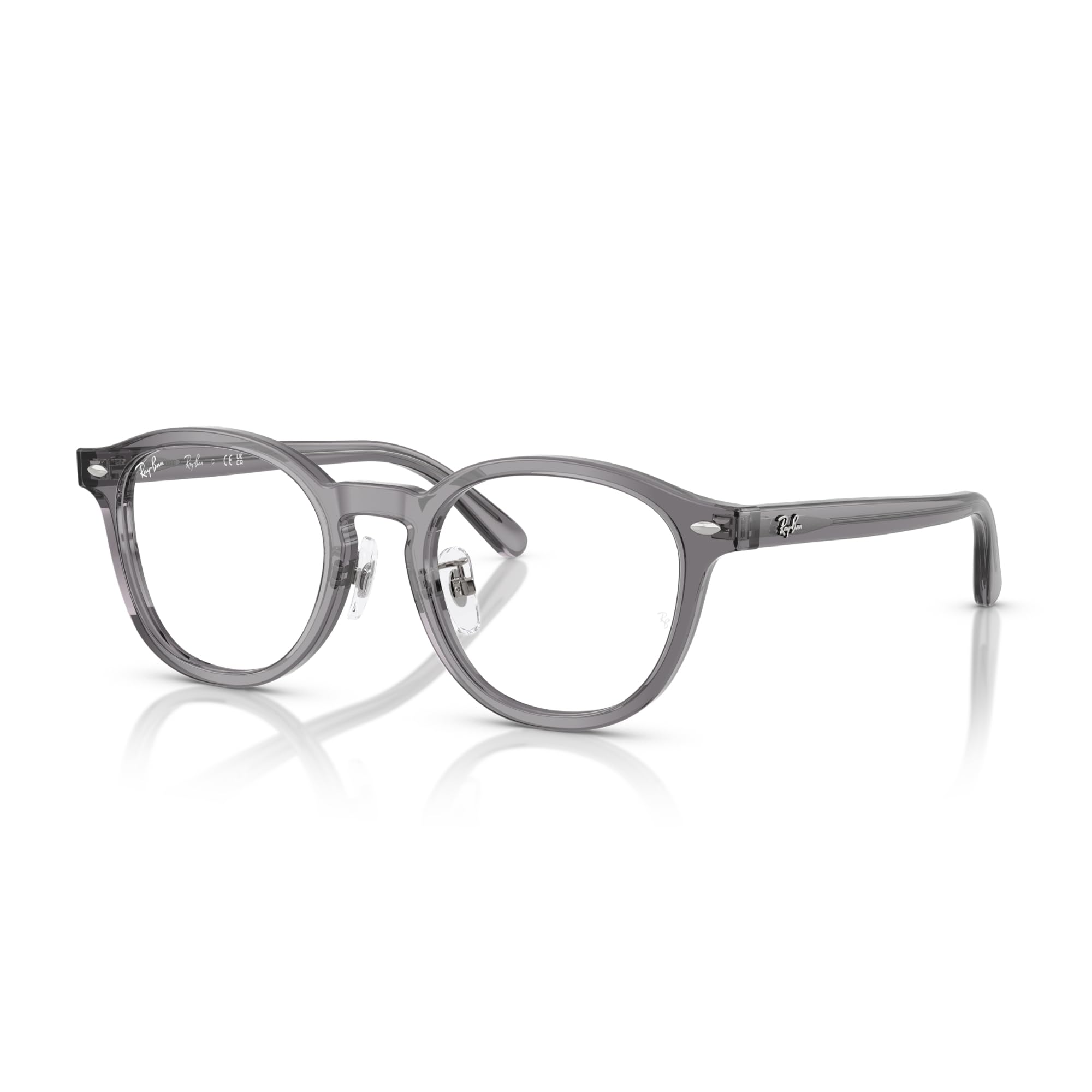 Amazon | [レイバン] メガネ 0RX5443D TRASNPARENT GREY (グレー