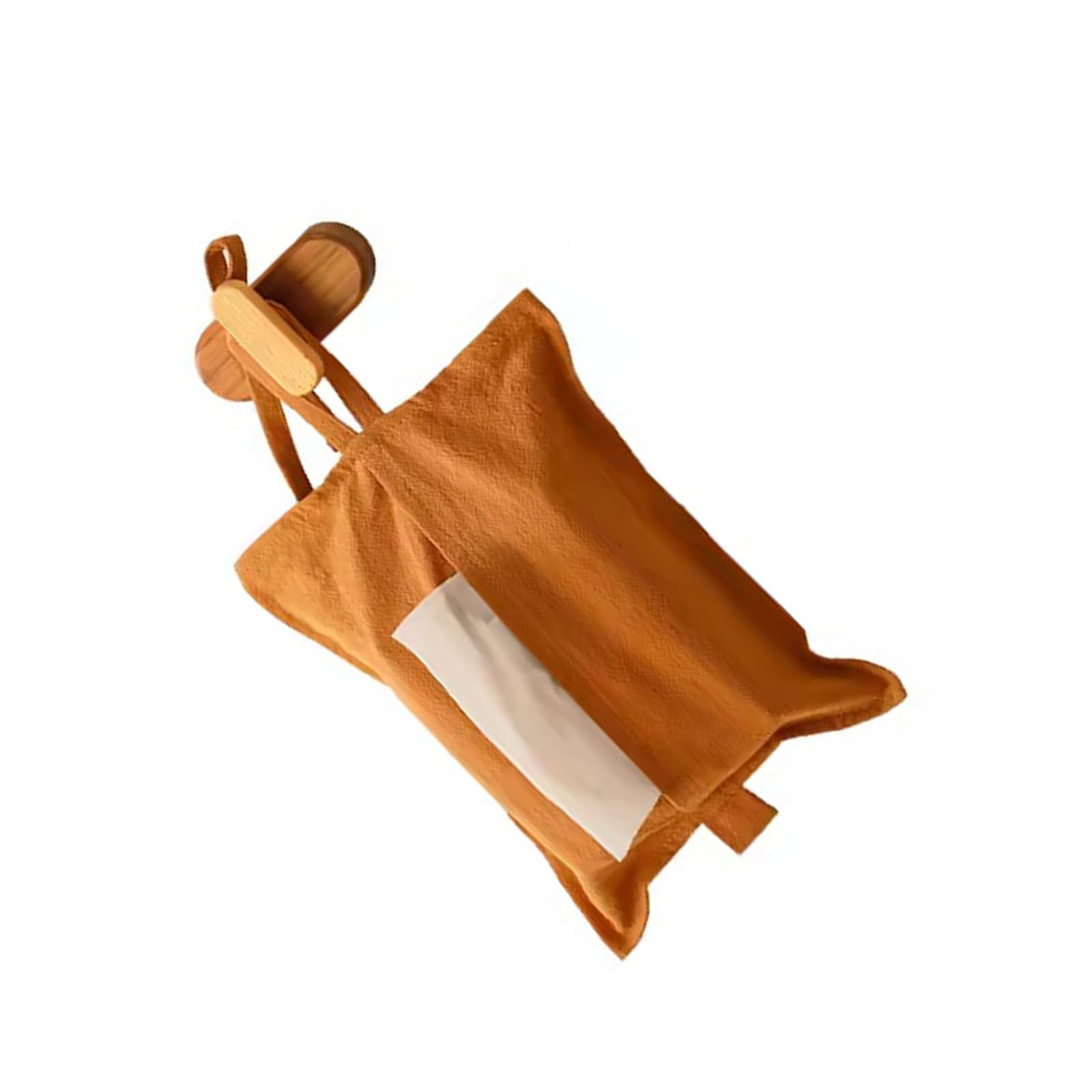 Fabric Tissue Dispenser Hanging Bag Perfect for Kitchen Counter Decoration Living Room Tissue Bag