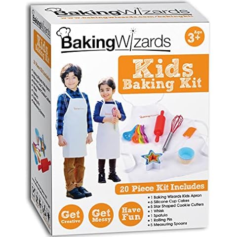 Deluxe Kids Baking Set with Utensils Cover