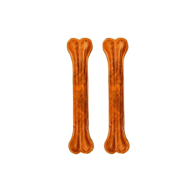Foto 2 de 5 de Croci King Bone - Huesos de Perro con Sabor a Tocino, Bocadillo de recompensa masticable para Perros en Piel…