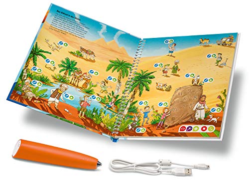 Ravensburger Tiptoi 00805 Create Starter-Set: Stift und Weltreise-Buch & 00787 - Tiptoi Interaktiver Globus 17, Spiel – Bild 4
