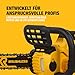 DEWALT 18 Volt Akku-Kettensäge (30 cm Schwert, bürstenloser Motor, werkzeuglose Kettenspannung, automatische Kettenschmierung, Kettenbremse, Lieferung ohne Akku und Ladegerät), DCM565N-XJ