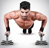 QIXIN Push-ups-Abdominal Reduction Tool with Cushioned Foam Grips and Non-Slip Rugged Push-up Handle