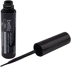 BELLIZ COLA PARA CILIOS 48HRS PRETA COM APLICADOR