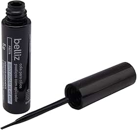 BELLIZ COLA PARA CILIOS 48HRS PRETA COM APLICADOR