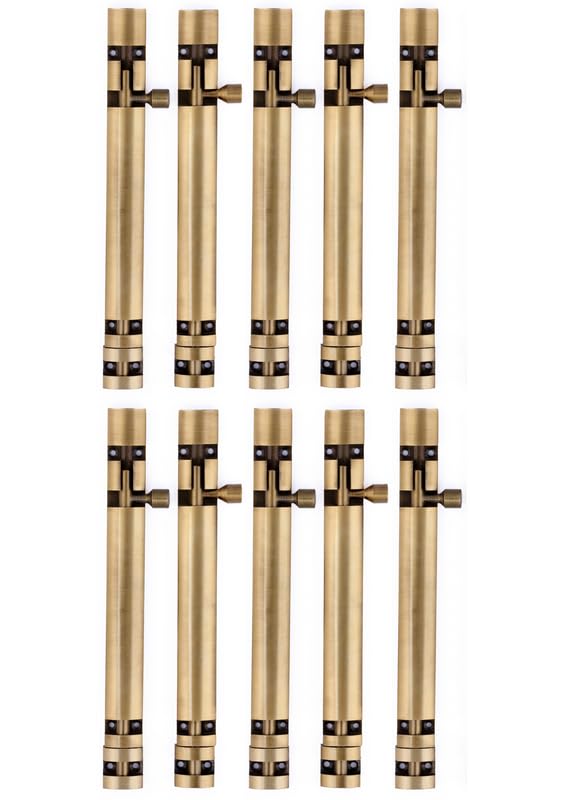 Image of Premium Heavy Aluminium 8 Inch Tower Bolt | Door Stopper | Door Lock Latch for Home, Office Doors,Main Doors,Windows | kundi | chitakni | Chitkini(Antique Finish)(Pack of 10)