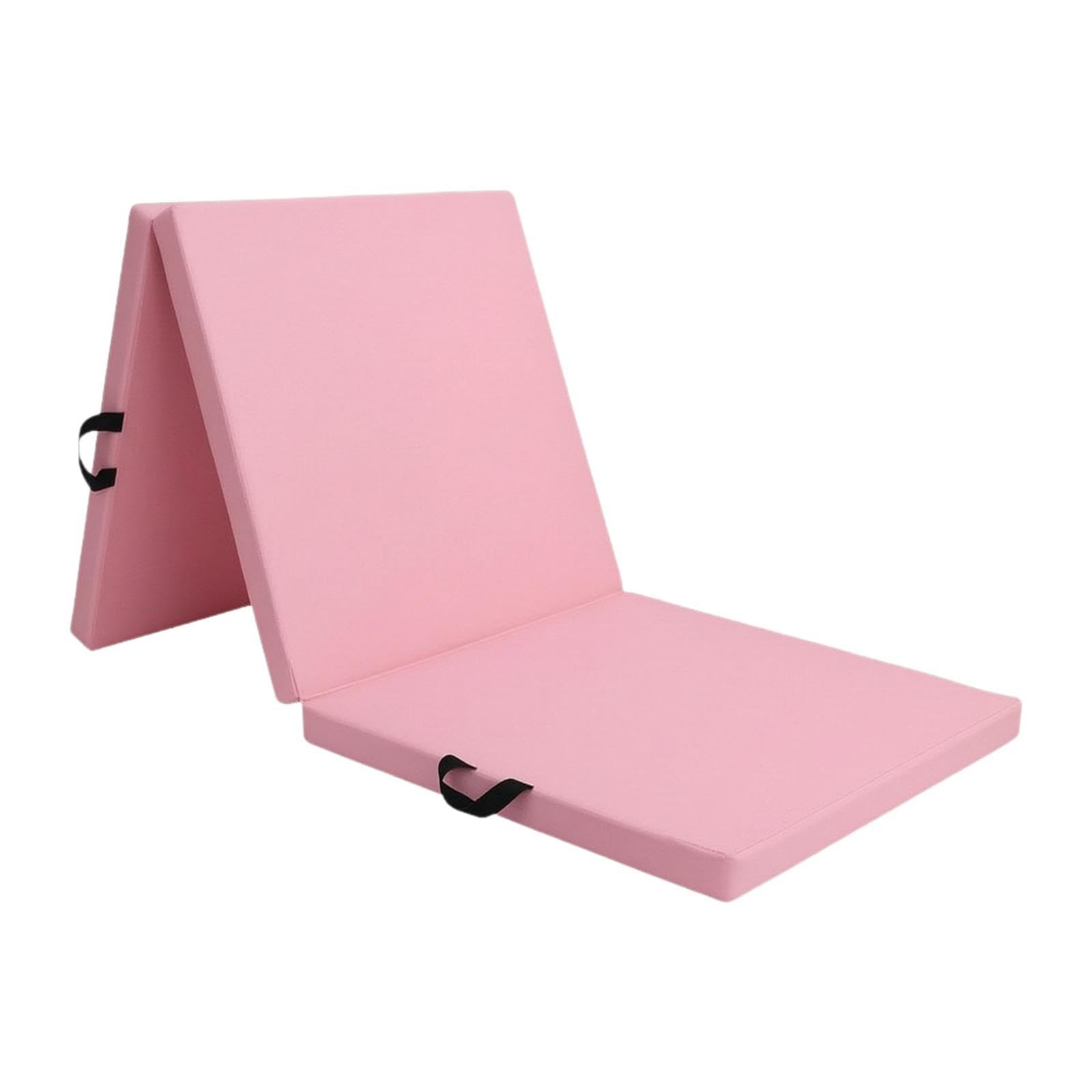 Matte Faltbare Trainingsmatte Gymnastikmatte Pilates Matte Fitnessmatte Aus Wasserdichtem PU mit EPE Polsterung für Frauen Männer Zuhause S