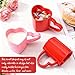 Baderke 12 Pcs Valentine's Day Heart Shaped Mugs with Handles 7.8 oz Reusable Pink Red Love Heart Plastic Drinking Cups for Birthday Wedding Anniversary Party Supplies(Red and Pink)