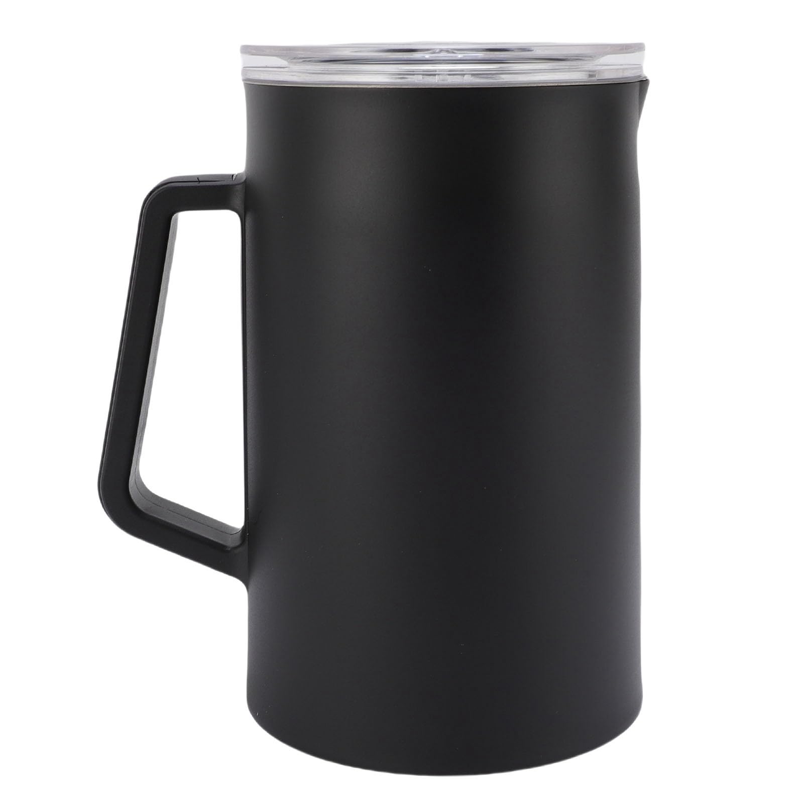 Elektryczny Spieniacz do Mleka, Parowiec i Spieniacz 4 w 1 do Gorącego i Zimnego Mleka, z powłoką nieprzywierającą, Gorącej Czekolady Latte Cappuccino (Wtyczka UE 220 V)