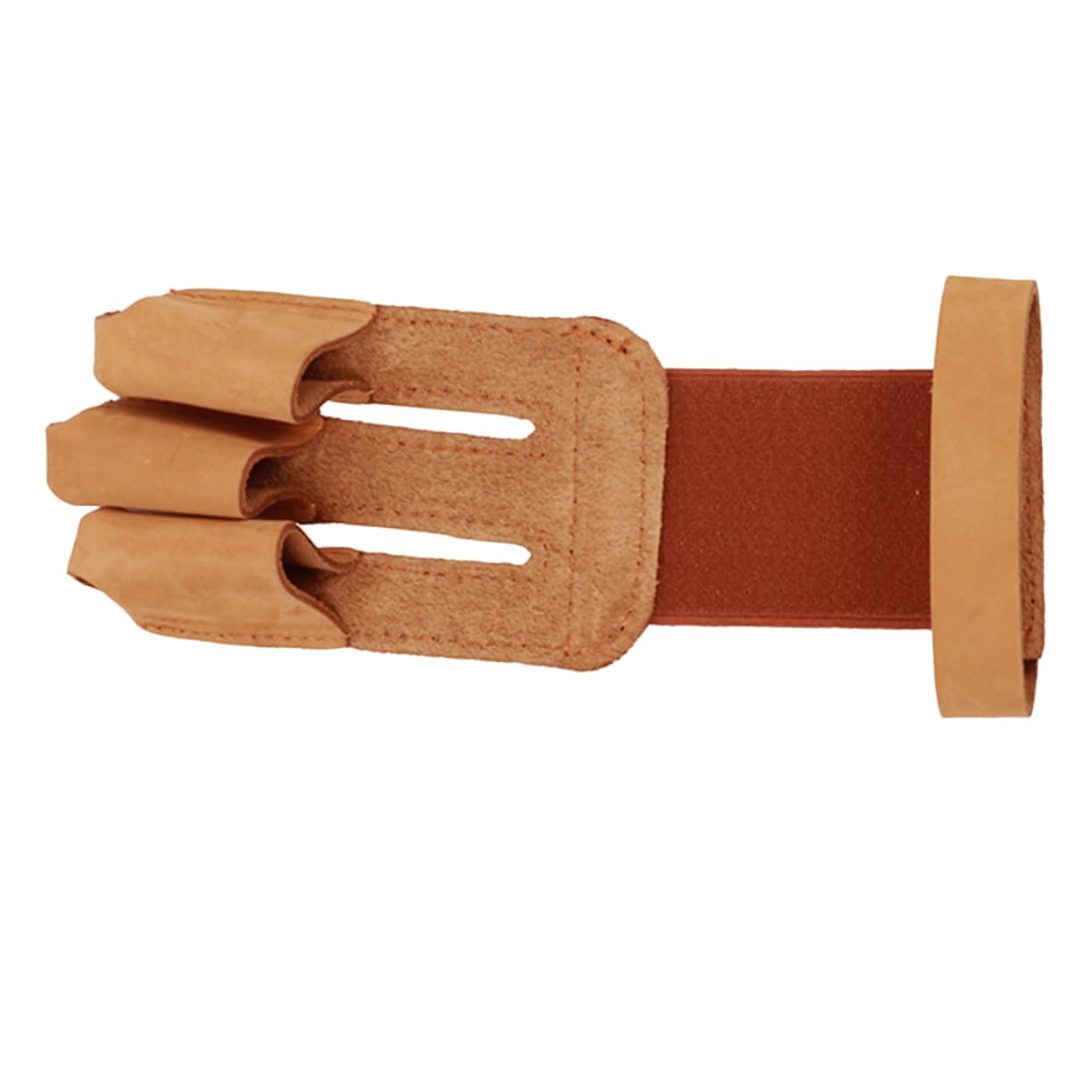 Kisangel Hunting Gear Archery Finger Tabs Right Hand Three-Finger Protection Glove