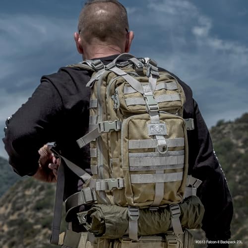 Image of MAXPEDITION Falcon-II Backpack, 23L Tactical Backpack, Survival Pack, Bug Out Bag, MOLLE Go Bag for EDC, 0513