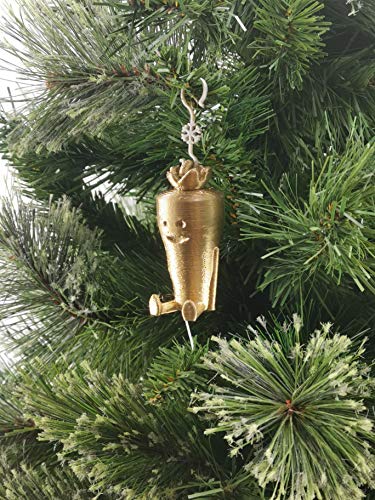 3D Cabin Kevin The Carrot Bauble Gold