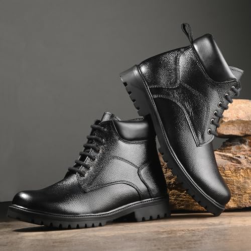 Image of GALEX Leather Boots for Men | Trendy, Stylish & Casual Boots