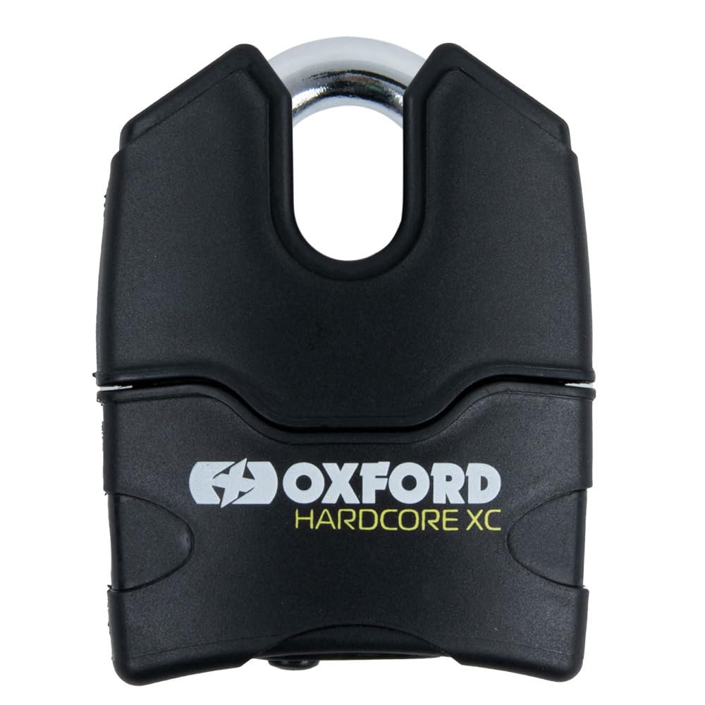 Oxford LK169 Hardcore XC13 Motorcycle Heavy Duty Padlock Products, Black