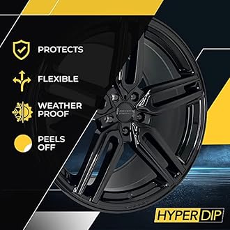 DipYourCar.com HyperDip Paint - Can of Sprayable Automotive Dip Coat - Removable Peelable Paint Protection for Cars - Piano Black Gloss Coat Spray