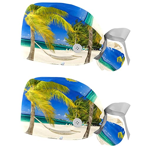 Casquettes de travail contre la chaleur estivale lot de 2 chapeaux bouffants légers JDEZ