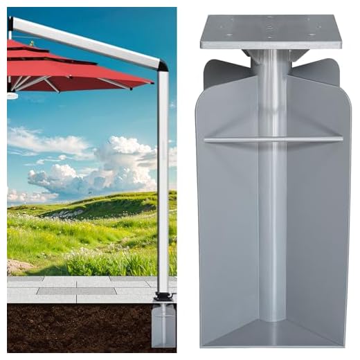 EliteShade In-ground Umbrella Base for Patios