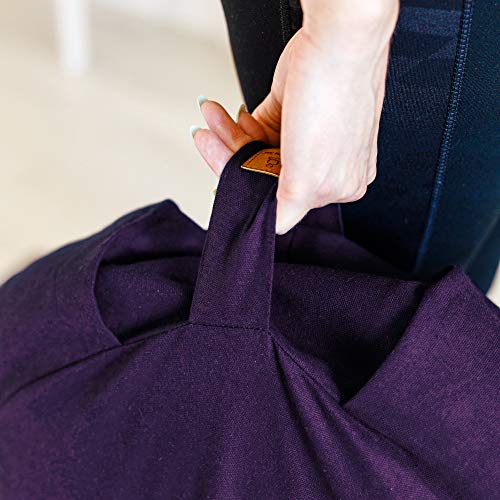 Zabuton Cushion in 10 Color - USA Buckwheat Hulls - Image 3