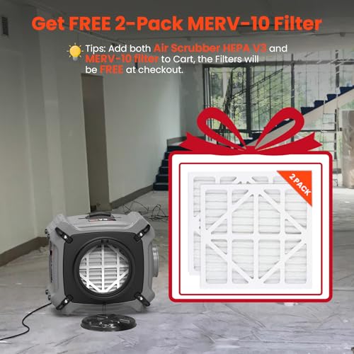 Image of Abestorm Air Scrubber with 3 Stage Filtration,Stackable 550 CFM, V3