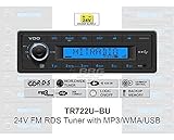 vdo autoradio anschließen 24 Volt LKW RDS-Tuner, MP3 Player, USB (MP3 und WMA)