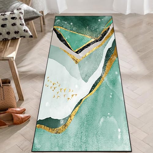 Alfombras de pasillo lavables de 65x240cm en microfibra de pelo corto para comedor 6