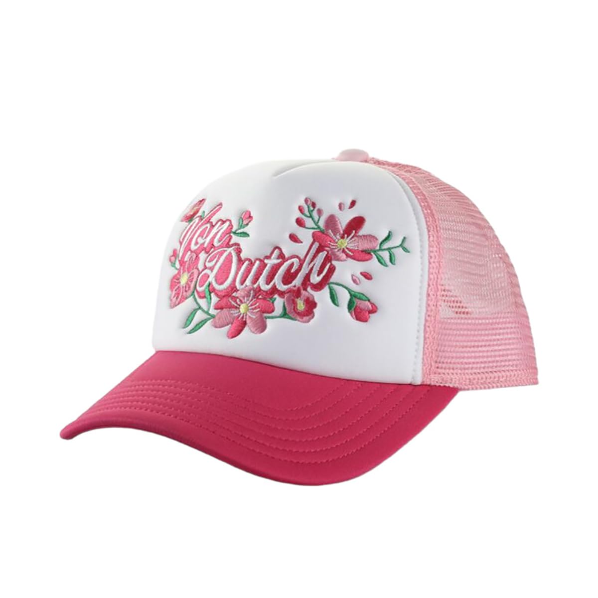 Von Dutch Women's Pink Trucker Mesa Cap