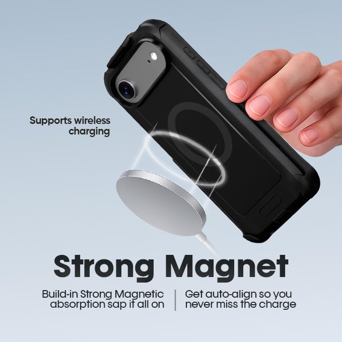 MOTIVE Heavy Duty Case for iPhone Air, Belt Clip Holster | 6.5" - image 2