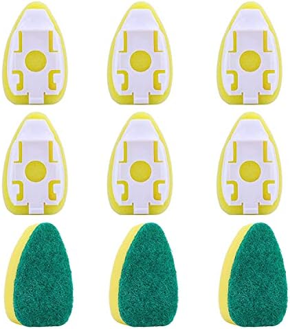 Heavy Duty Dish Wand Sponge Refill Replacement Heads for Kitchen Sink Cleaning Dish Wash Sponge